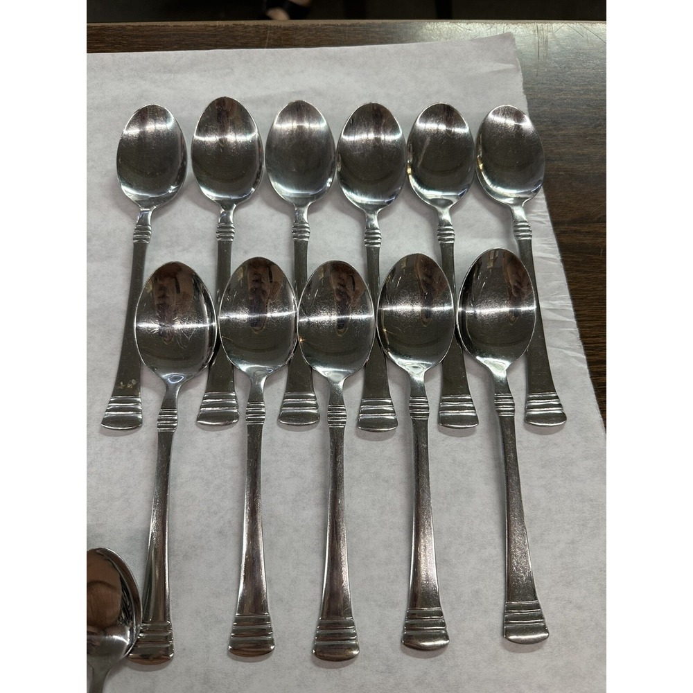 Cambridge Stainless China Codie 41 Pc Flatware Set - Picture 2 of 10